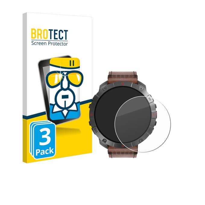 BROTECT - Glas Screenprotector voor Polar Grit X2 Pro Titan - Gehard Beschermglas 9H 3 Stuks