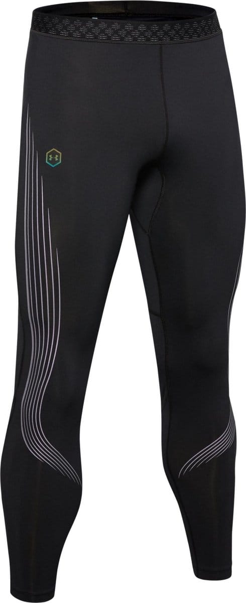 Under Armour - Maat M - M Rush Run Stamina Tight Heren Hardlooplegging Black