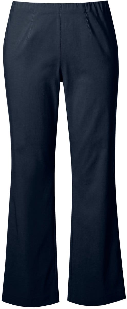 Ulla Popken - Dames - Bengalin broek - Marine - Maat 68