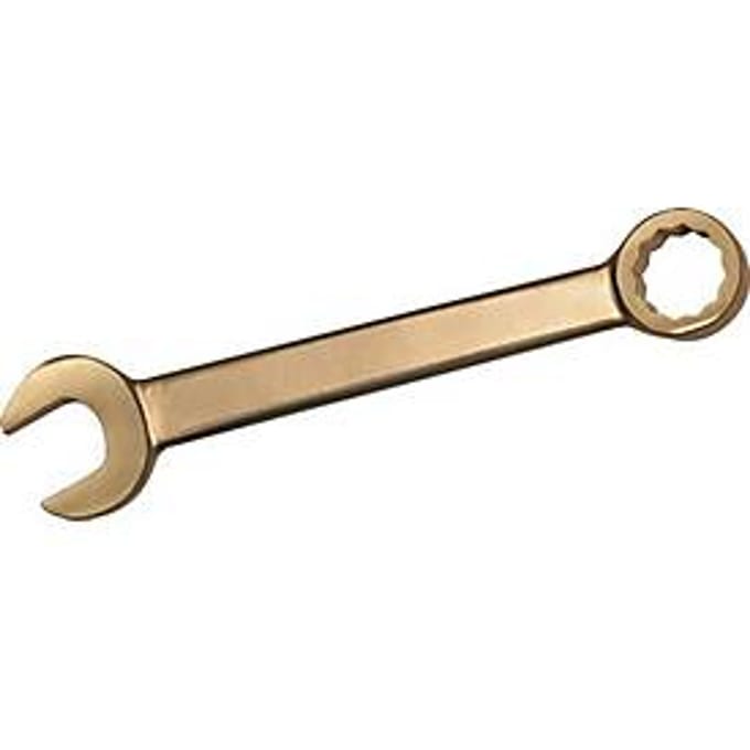 Endres Tools ring-steeksleutel, SW 13 mm, lengte 190 mm, aluminium-multicomponentbrons, vonkvrij, zeskant; twaalfkant