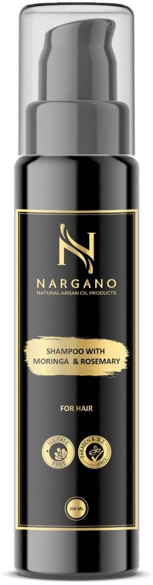 Shampoo met Moringa & Rozemarijn 200ml