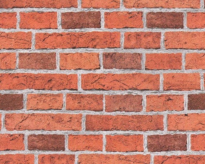 BAKSTENEN BEHANG | Industrieel - grijs rood - A.S. Création Il Decoro