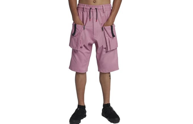 Nike Lab ACG Functionele Knoopsluiting Effen Kleur Cargo Shorts Heren Shorts Lila 923949-678 M gray