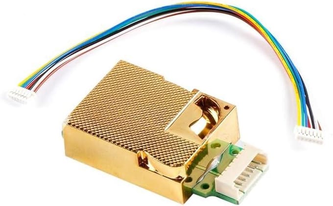 CO2 Sensor Module - Luchtkwaliteit Meter - Omgevingsmonitoring Binnen - Gouden Gas Kamer - 400-10000ppm - Terminal