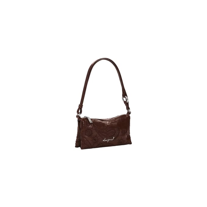 Desigual schoudertas Mone Siroco Dominique Crossbody Bag Camel bruine