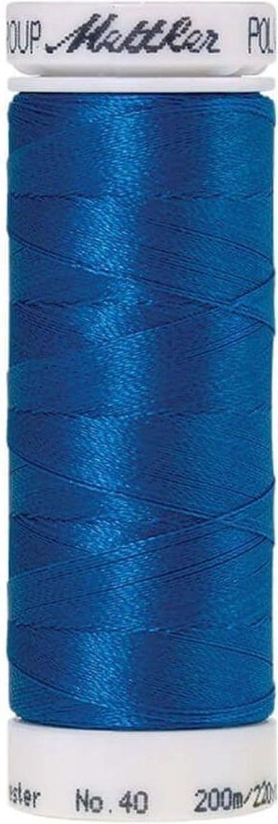 AMANN POLYSHEEN NAAI-BORDUURGAREN, COL-3900 BLAUW, 200M, PER STUK.