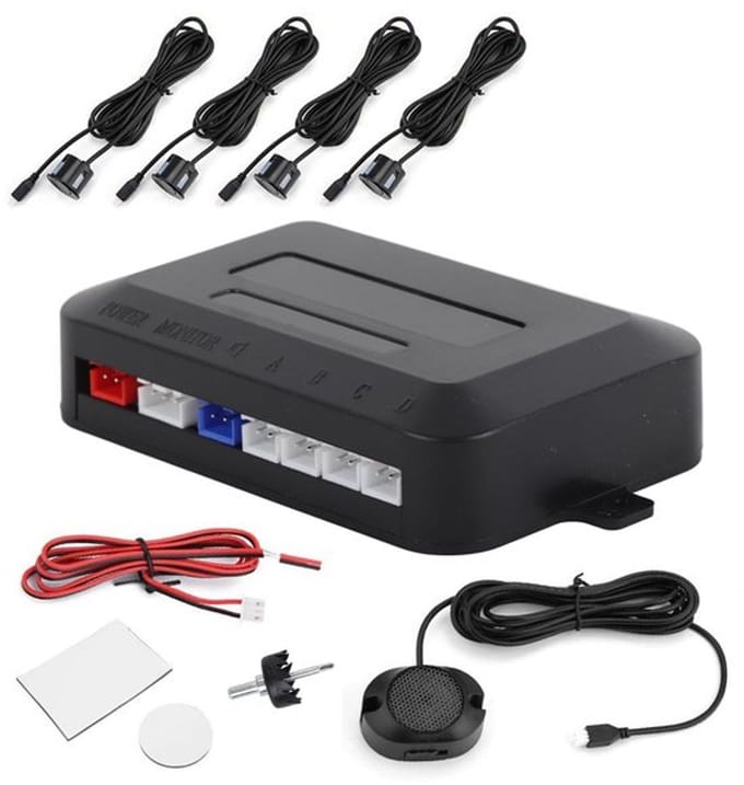 Allecto - Sensore di parcheggio - Geluidssensor - 12V - Parkeerhulp