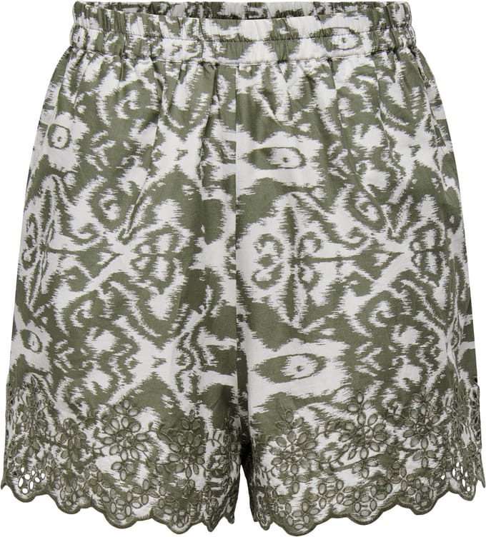 ONLY - ONLLOU LIFE EMB LOOSE SHORTS WVN - Dames - Bermuda shorts