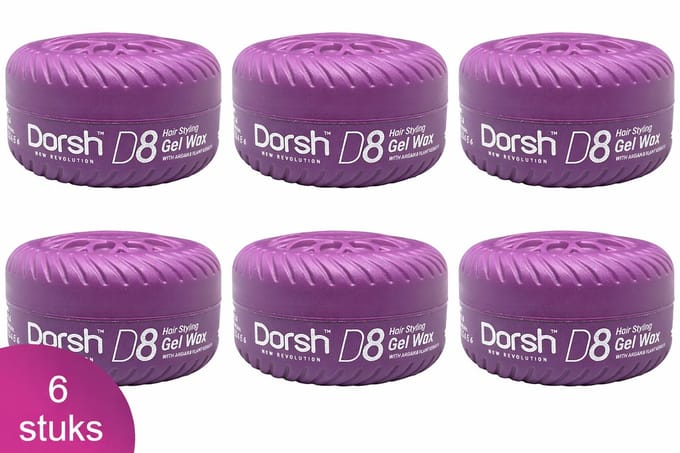 Dorsh Haar Wax D8 Gel Wax 6 Verpakking - 150ml