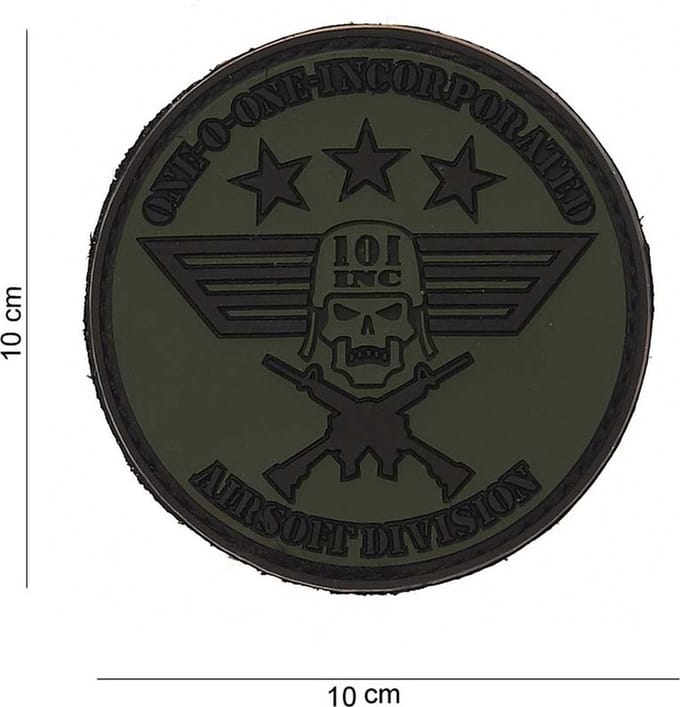 Embleem 3D Pvc 101 Inc Rond Groot  12002