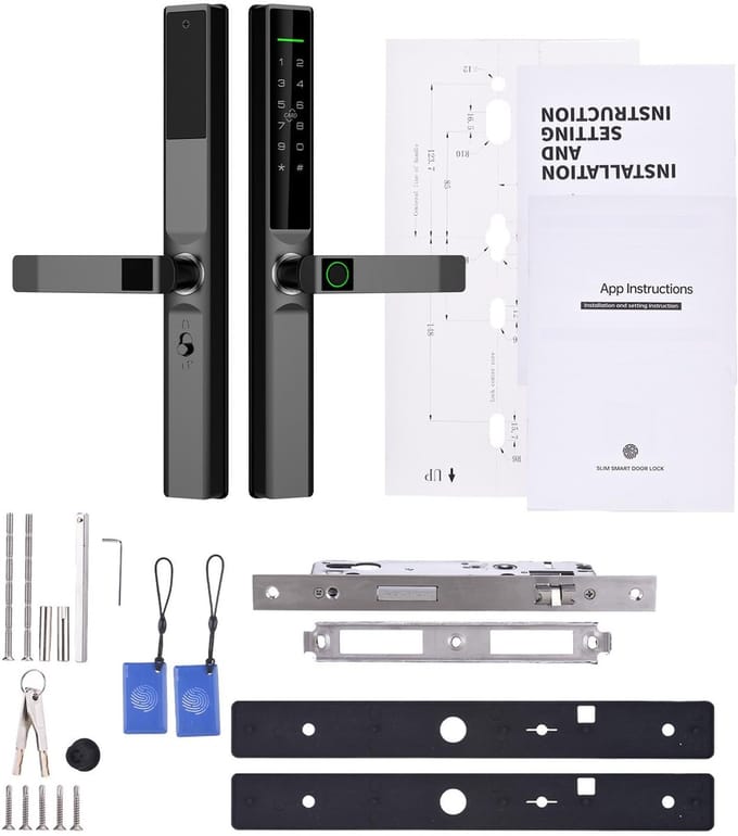 Dailygoods - Slim Deurslot met Vingerafdruksensor en WiFi App