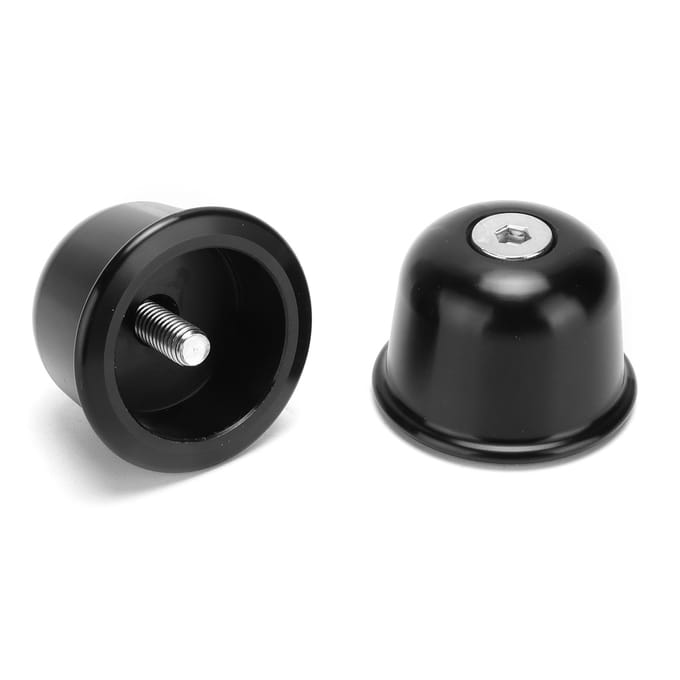 Motorfiets Stuur Eindkap CNC Aluminium Legering Vervanging voor Triumph Street black