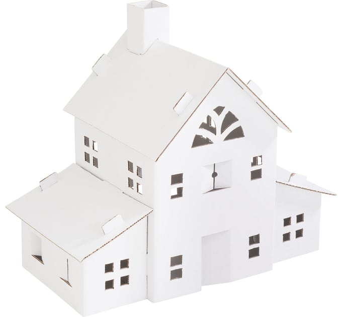 VBS Knutselset papieren huis "Landhuis"