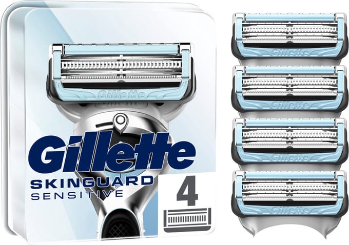 Gillette Scheermesjes SkinGuard Sensitive - 4 stuks