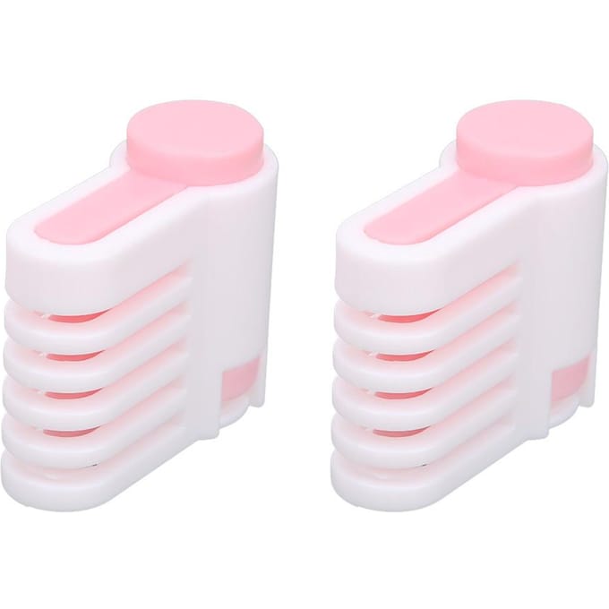 2 Stuks Multifunctionele DIY Taart Brood Snijder Snijgeleider Tool Thuis Keuken Accessoire(Wit en Roze white