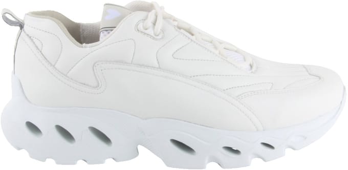 Durea - 6311 H - Lage sneakersDames sneakers - Kleur: Wit/beige - Maat: 42