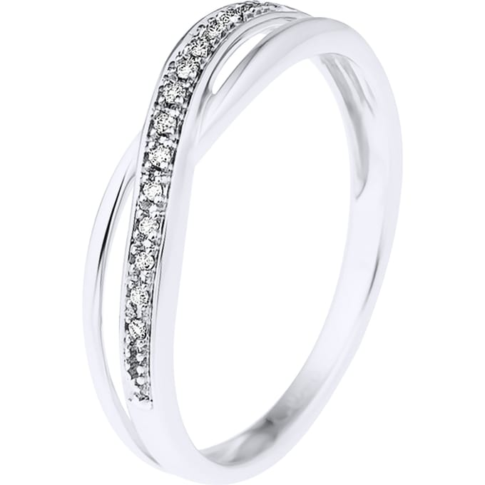Alliance Cross Diamonds 0,034 Cts White Gold