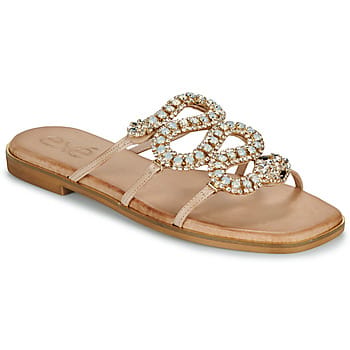 Slippers Exé Shoes 543-ORO-LEATHER-NATURAL