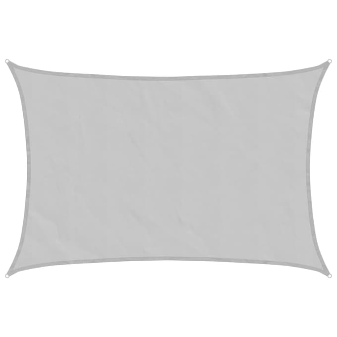 vidaXL - Zonnezeil - 4x3 - m - 100% - polyester - oxford - lichtgrijs