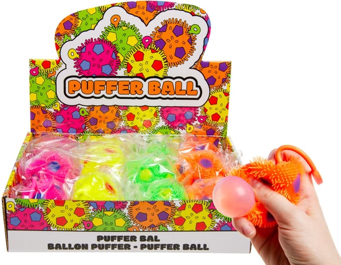 Duckiez puffelbal voetbal 6,5cm - 1 stuk