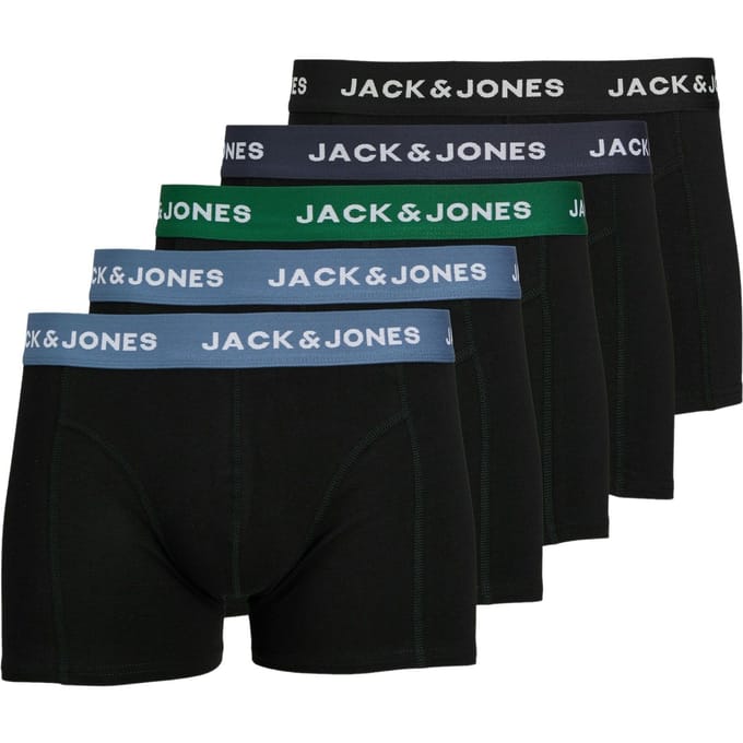 JACK&JONES ADDITIONALS - JACSOLID TRUNKS 5 PACK OP Heren Onderbroek