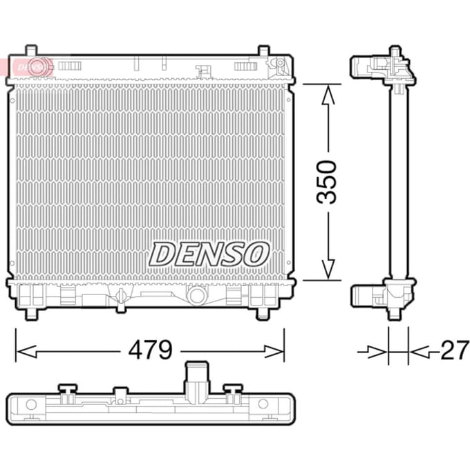 Radiator DENSO DRM50058