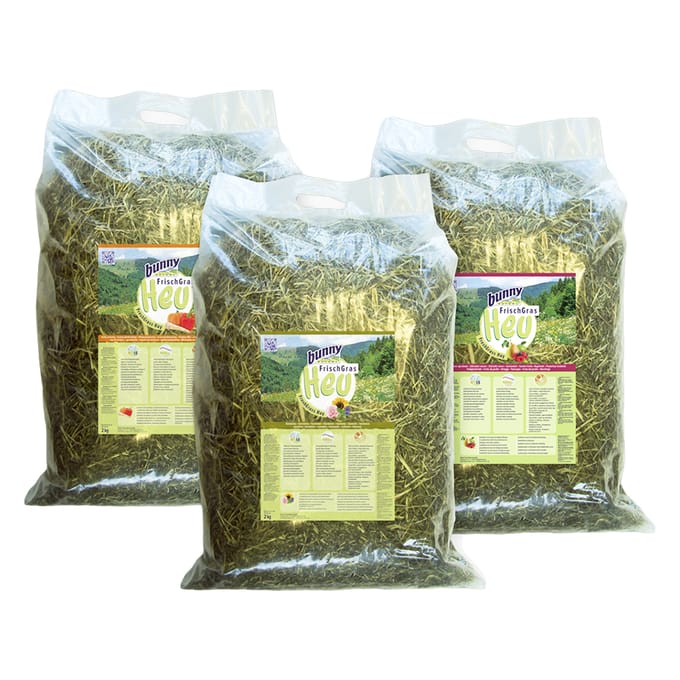 3 x 2 kg Bunny Versgrashooi Special Edition - Zomerpakket