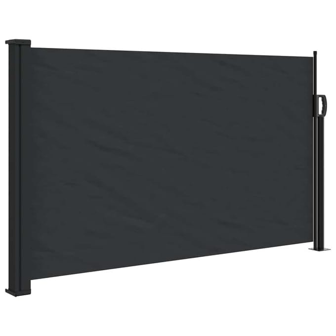 vidaXL - Windscherm - uittrekbaar - 120x500 - cm - zwart