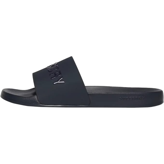 Superdry Logo Pool Slippers Zwart EU 40-41 Man