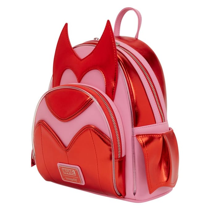 Loungefly Scarlet Witch Wanda Cosplay Mini Backpack – Marvel – LED Light‑Up – Rugzak