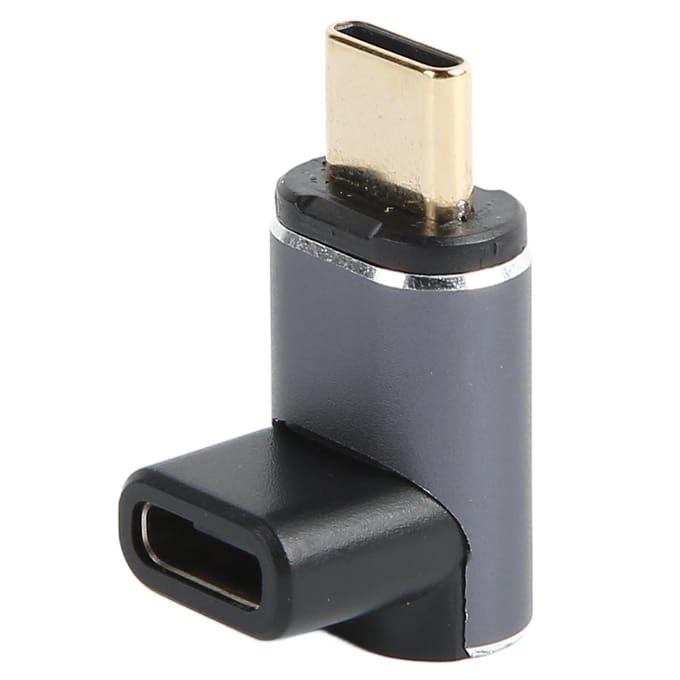 USB C Magnetische Adapter Rechte Hoek PD100W 40Gbps Ondersteuning 8K Type C Vrouwelijk naar Type C Mannelijk Magnetisch