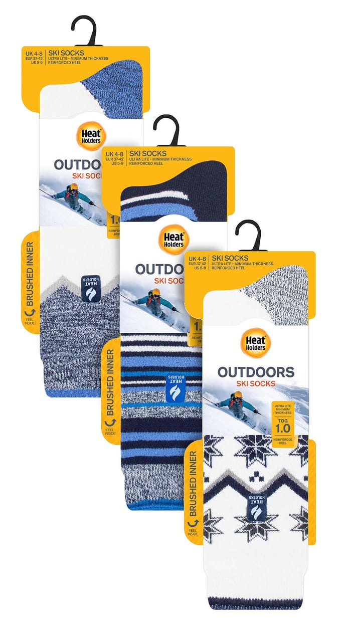Heat Holders - 3 paar Ultra Lite skisokken voor dames - Mix 1