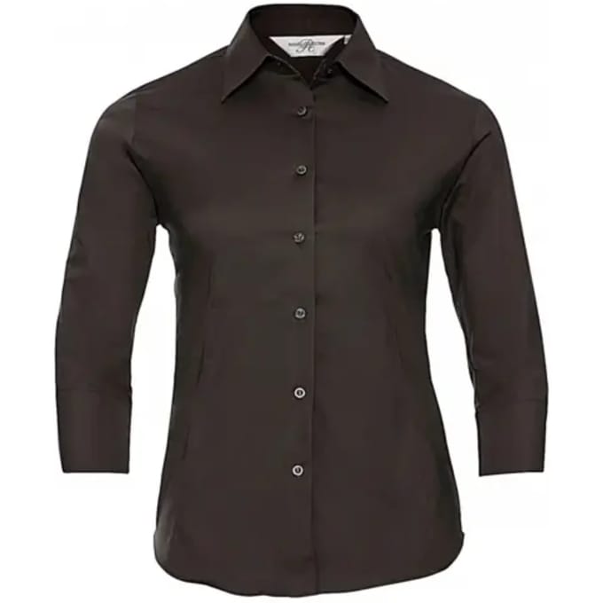 Blouse met 3/4 mouwen voor dames Russell Athletic Easy Care