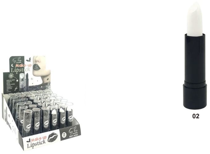 Easy Paris Cosmetics - Lipstick / Lippenstift - Wit / White - Nummer 02 - 1 stuks
