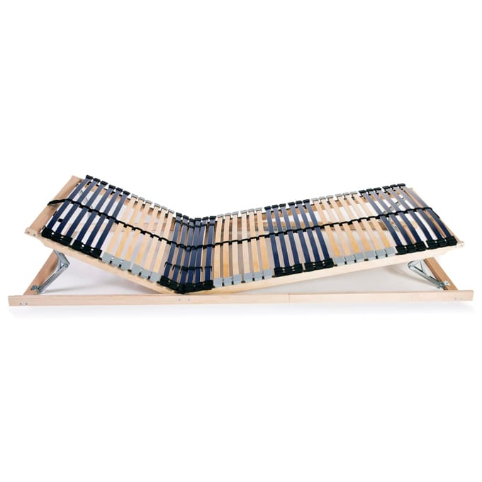 vidaXL - Lattenbodem - met - 42 - latten - 7 - zones - 70x200 - cm