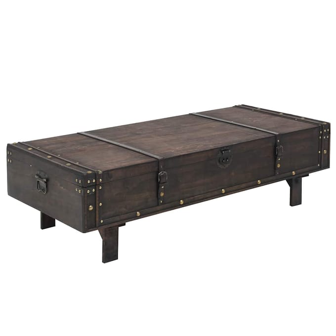 vidaXL - Salontafel - vintage - stijl - 120x55x35 - cm - multiplex