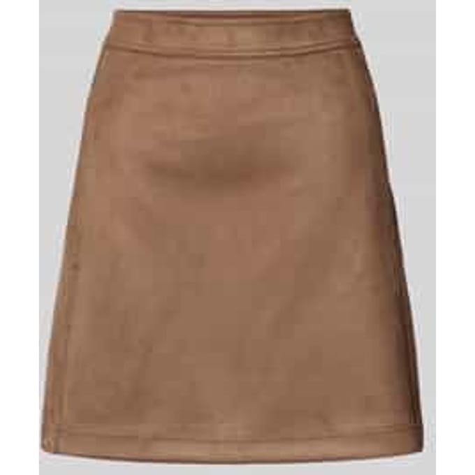 Minirok in leerlook, model 'Relvina cozy'