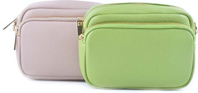 Giuliano schoudertas Clover - Nude - Dames - Made in Italy
