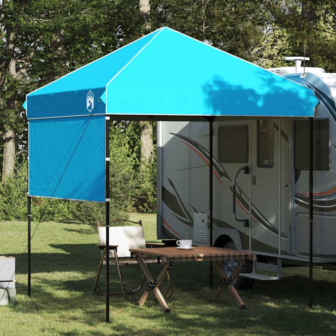 vidaXL - Luifel - Tent - 194 - x - 194 - x - 251 - cm - Blauw - Stof