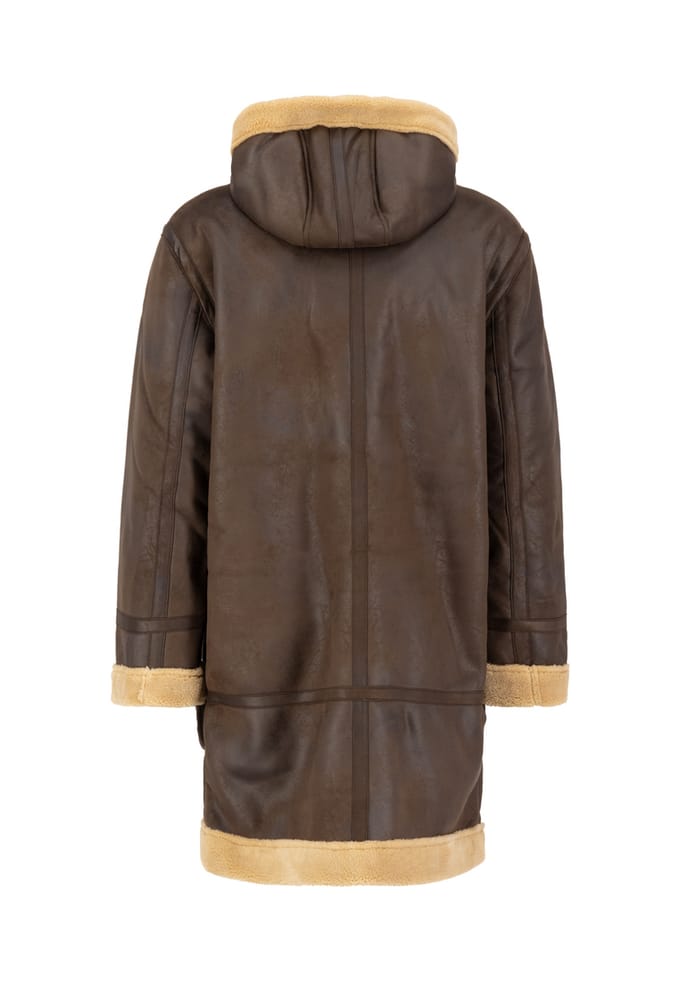 B7 Arctic Parka Vintage Bruin Lange herenjas
