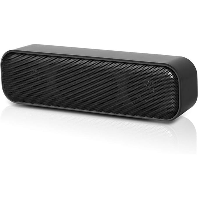 USB-aangedreven soundbar Desktop-luidspreker Bekabelde computer-soundbox voor tv Desktop Laptop Computer zwart