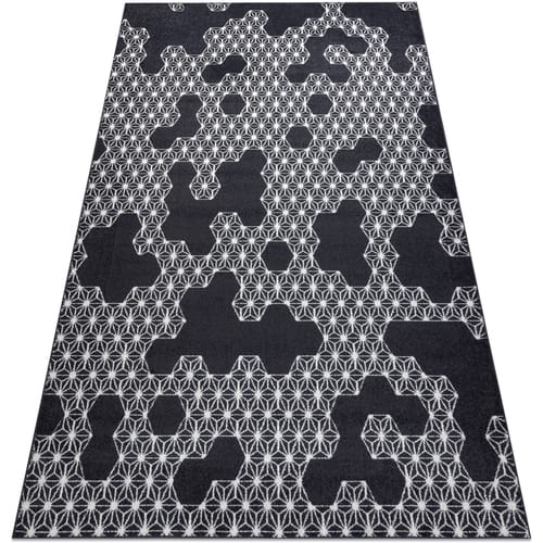 Kleden Rugsx Tapijt HEOS 78547 anthracytkleuring / crème HEKSA 160x220 cm