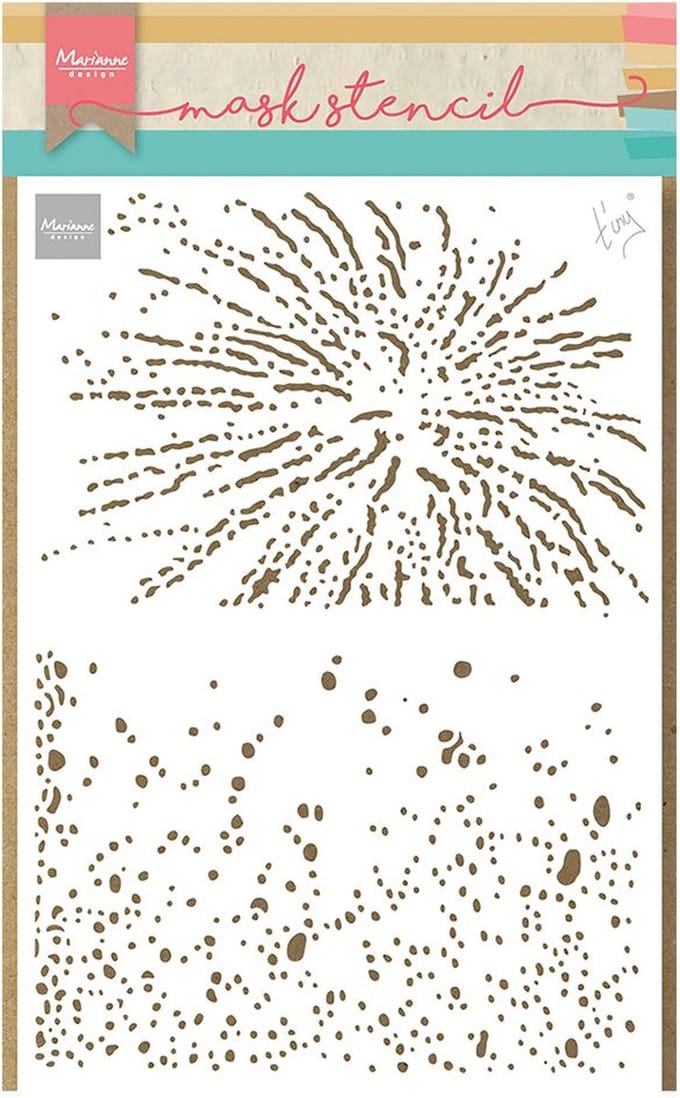 Marianne Design Mask stencils Tiny's bubbles & sparkles