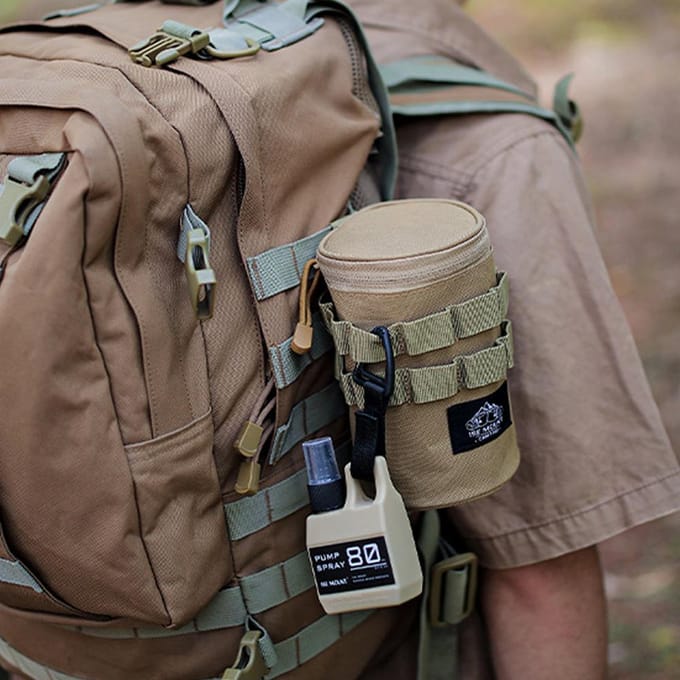 Outdoor BeerCup opbergtas Multifunctionele opbergtas voor kopjes Draagbare camping picknickbeker S zwart