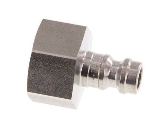 RVS DN 5 Luchtkoppeling Insteeknippel G 3/8 inch Binnendraad - CLP5-F-S-038