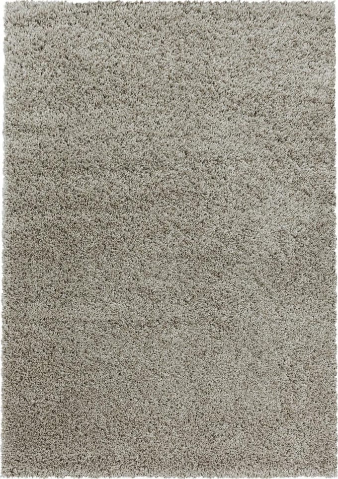 Modern hoogpolig vloerkleed Sydney - natuur - 80x150 cm