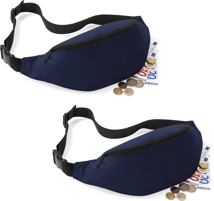 2 x Bagbase Sport Heuptas Blauw 2.5 Liter