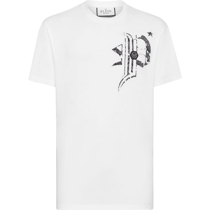 T-Shirt Ronde Hals Gothic Plein