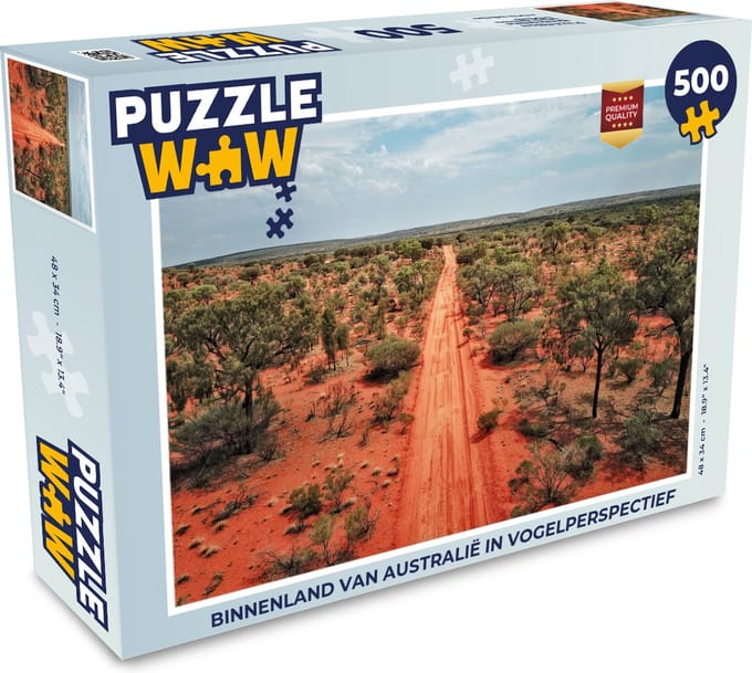 Puzzel Binnenland van Australië - Legpuzzel - Puzzel 500 stukjes