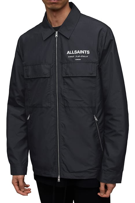 AllSaints Zito Jacket Ink Blue Taglia: M | Giacche leggere Outlet | Uomo | Blu